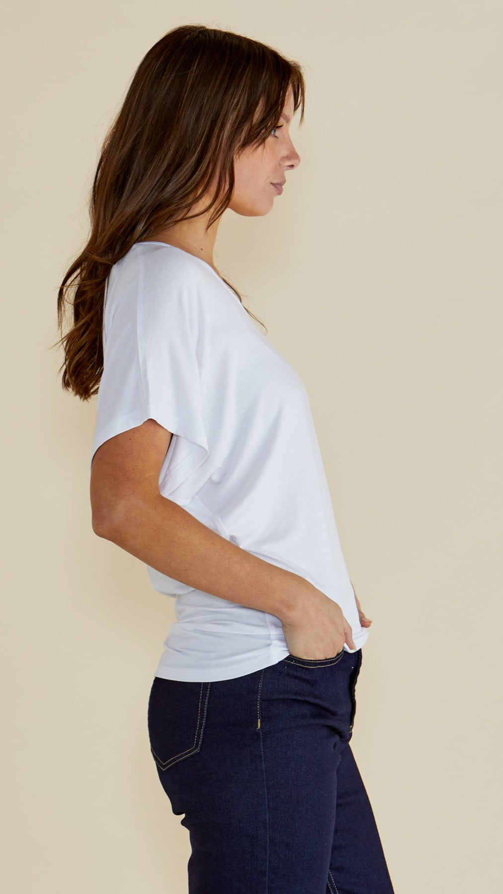 Maui White Tshirt by Betty Basics