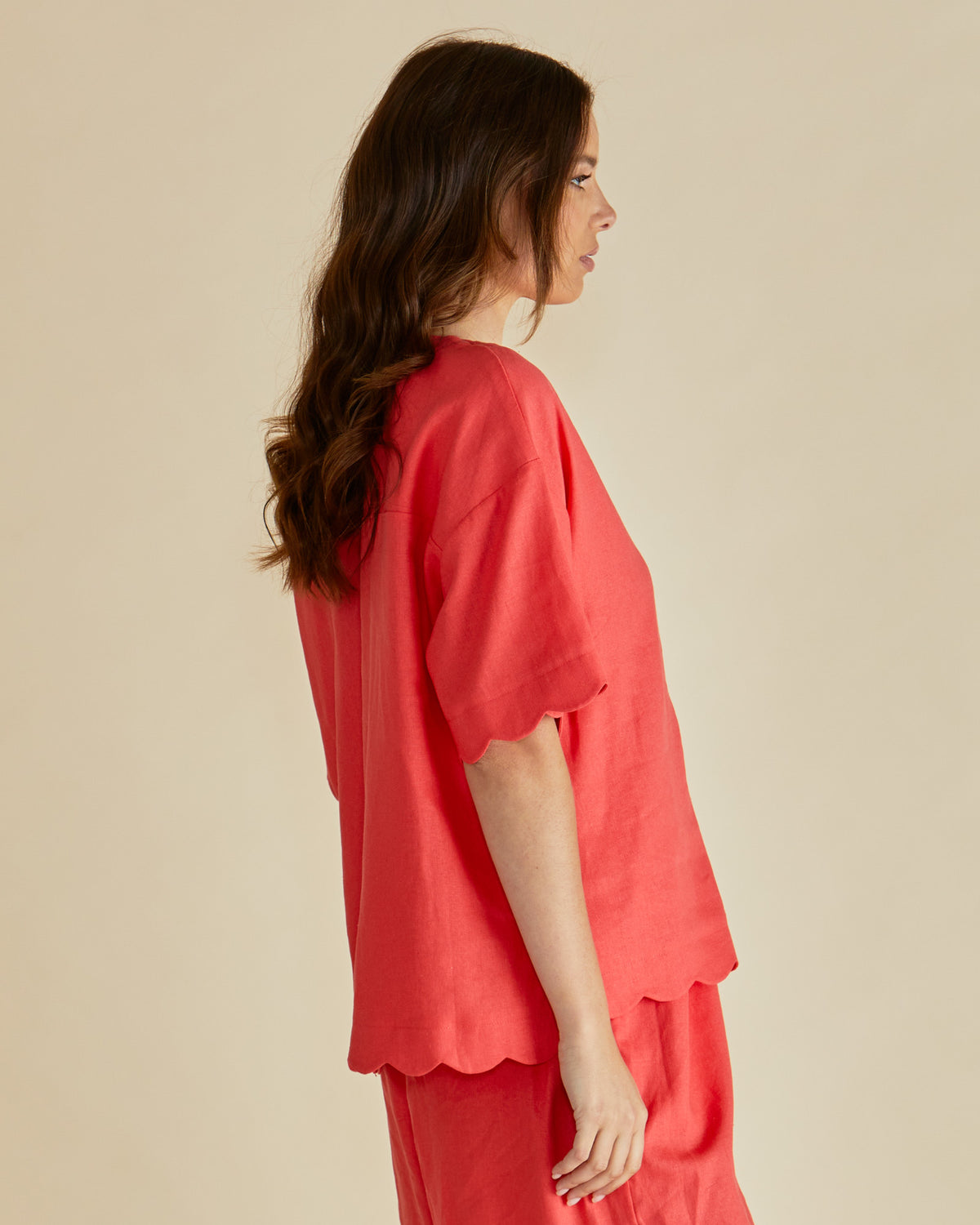 Shop the Scarlett Shirt from betty basics at Loloma Living Tamborine Mountain Clothing Boutique on Gallery Walk