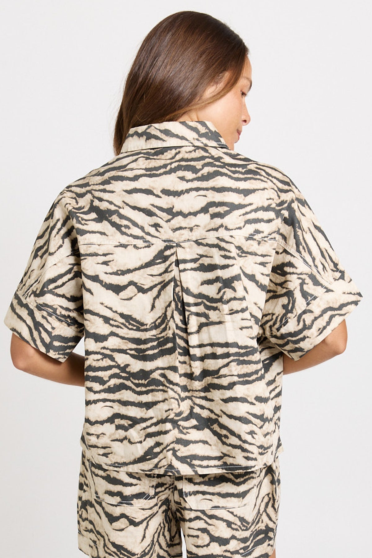 Dawn Denim Shirt in Animal