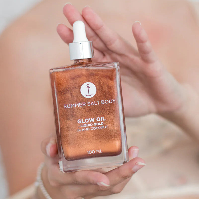 Liquid Gold Glow Oil in Island Coconut 100ml