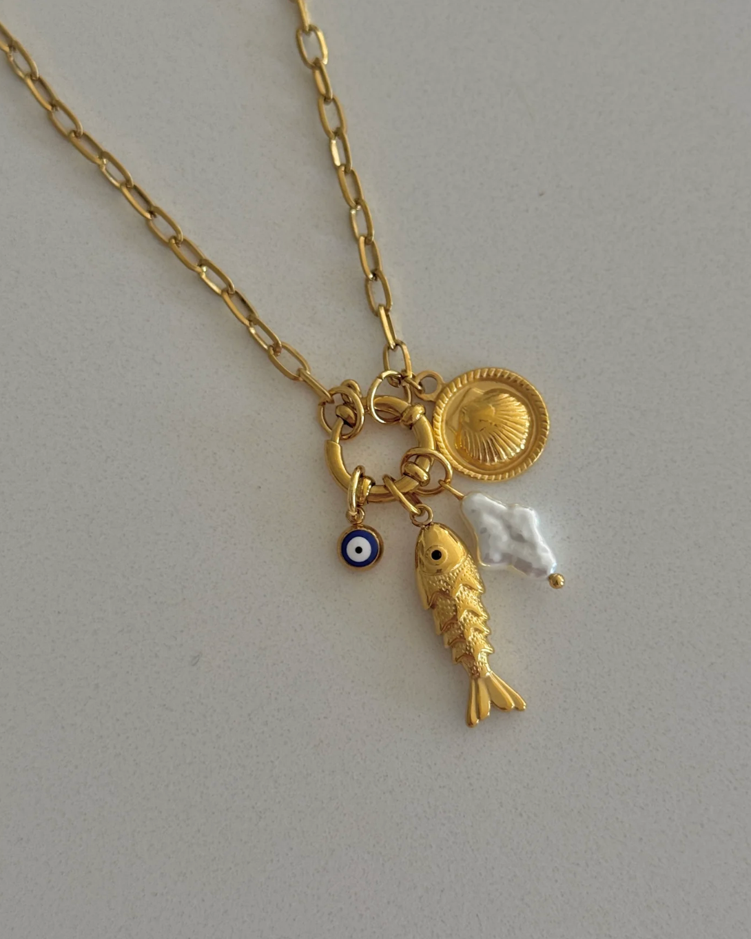 Amalfi Summer Charm Fob Necklace