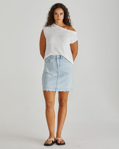 Vale Skirt Denim Blue