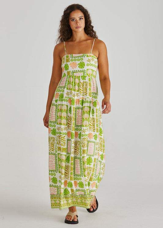 Emmett Tropical Maxi Dress