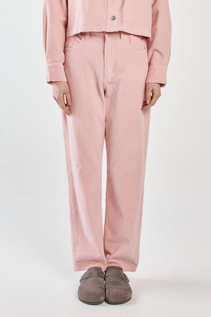 Parco Cord Straight Jeans Pink by SASS