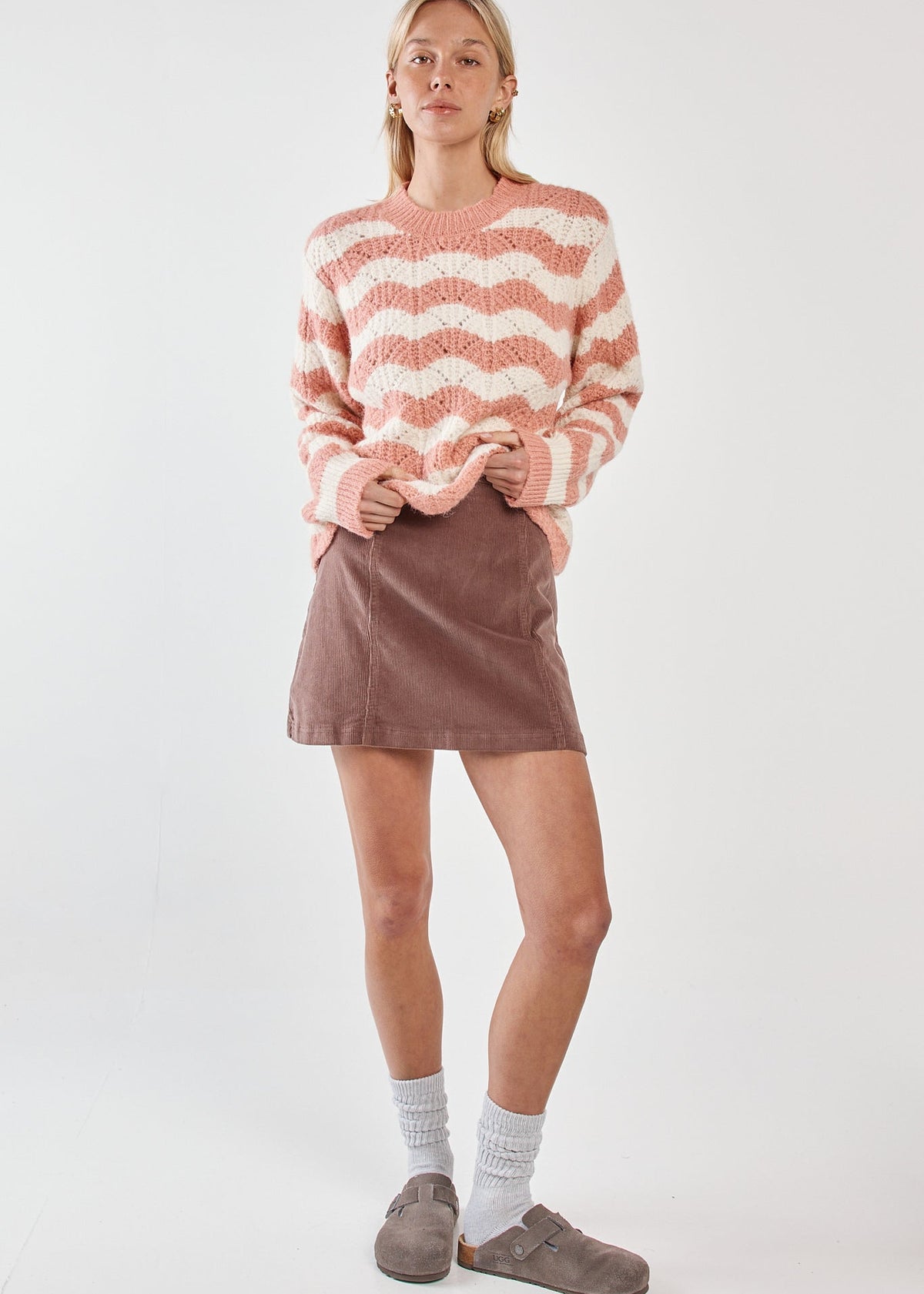 Nikkita Stripe Knit Pink by SASS