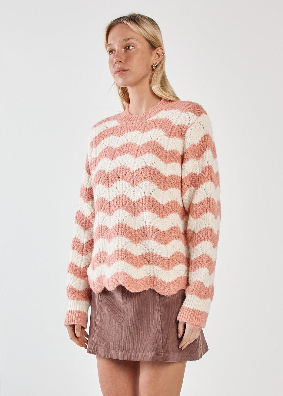 Nikkita Stripe Knit Pink by SASS