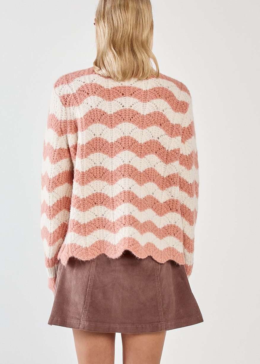 Nikkita Stripe Knit Pink by SASS
