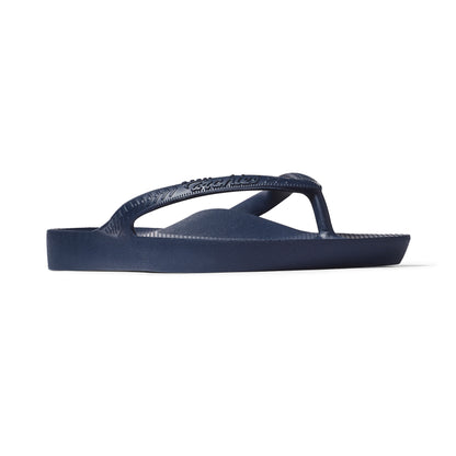 Archies Arch Support Thongs: Navy
