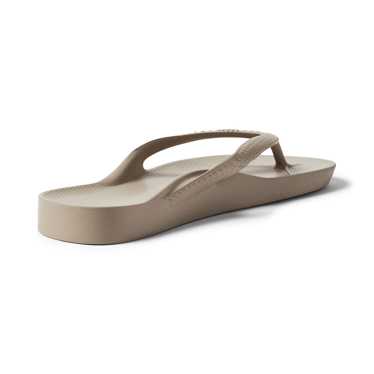 Archies Arch Support Thongs: Taupe