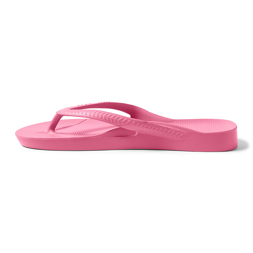 Archies Arch Support Thongs: Hot Pink