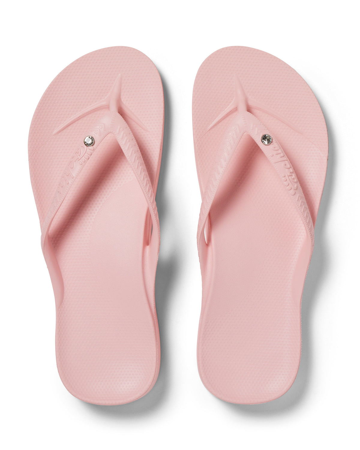 Archies Arch Support Thongs: Pink Crystal