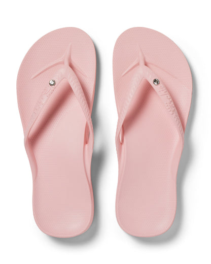 Archies Arch Support Thongs: Pink Crystal
