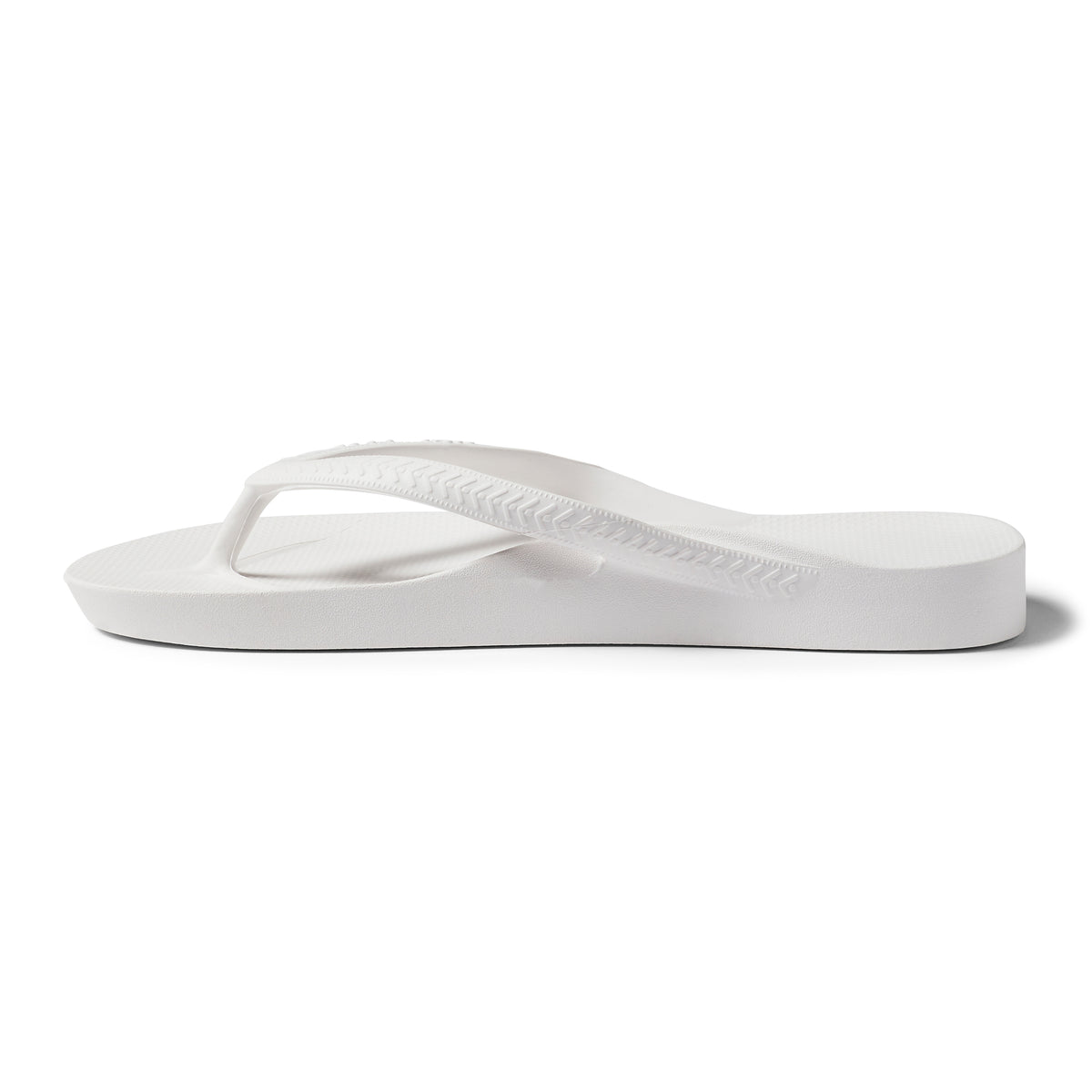 Archies Arch Support Thongs: White