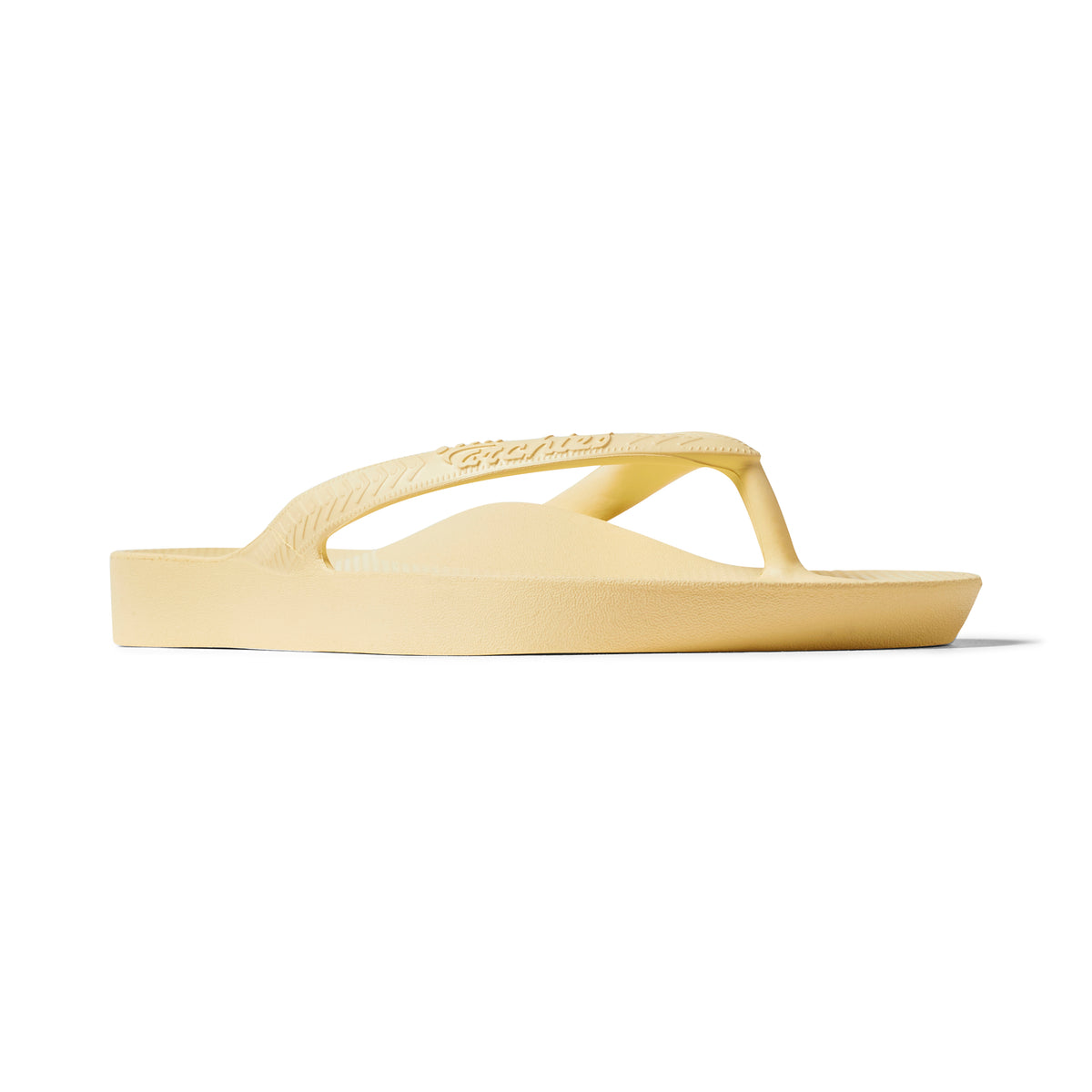 Archies Arch Support Thongs: Lemon