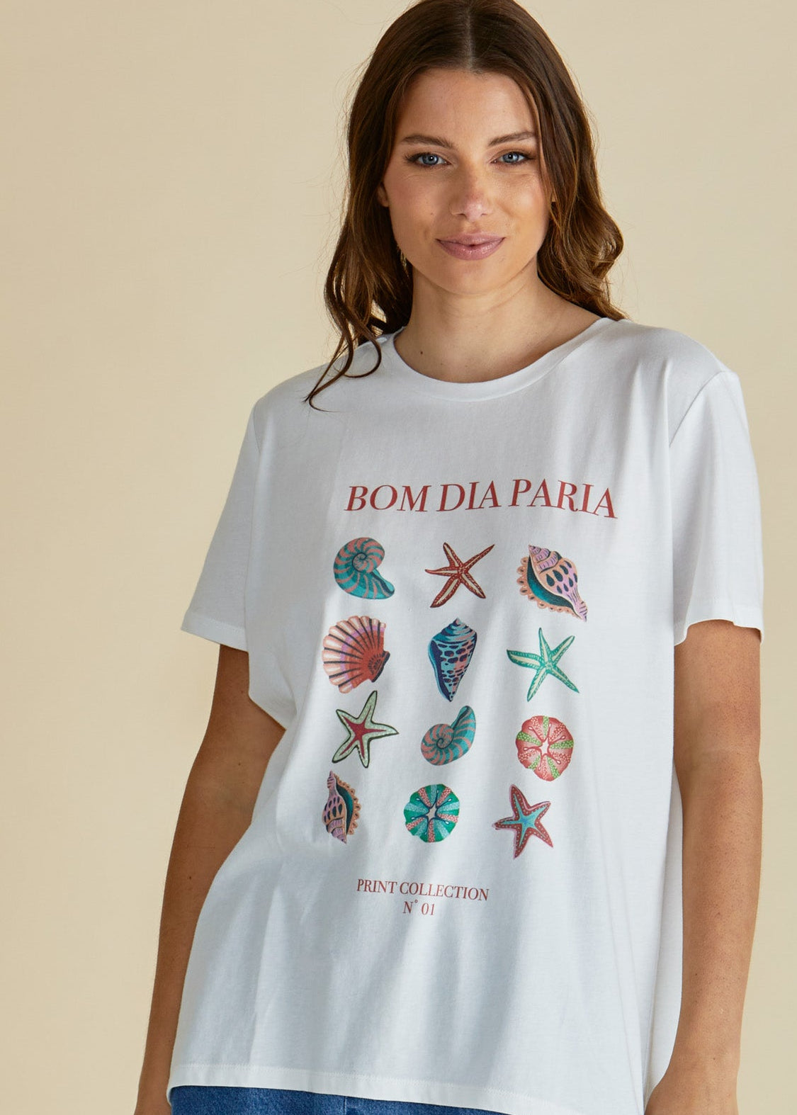 Seashell Tee by Betty Basics available at Loloma Living Tamborine Mountain.