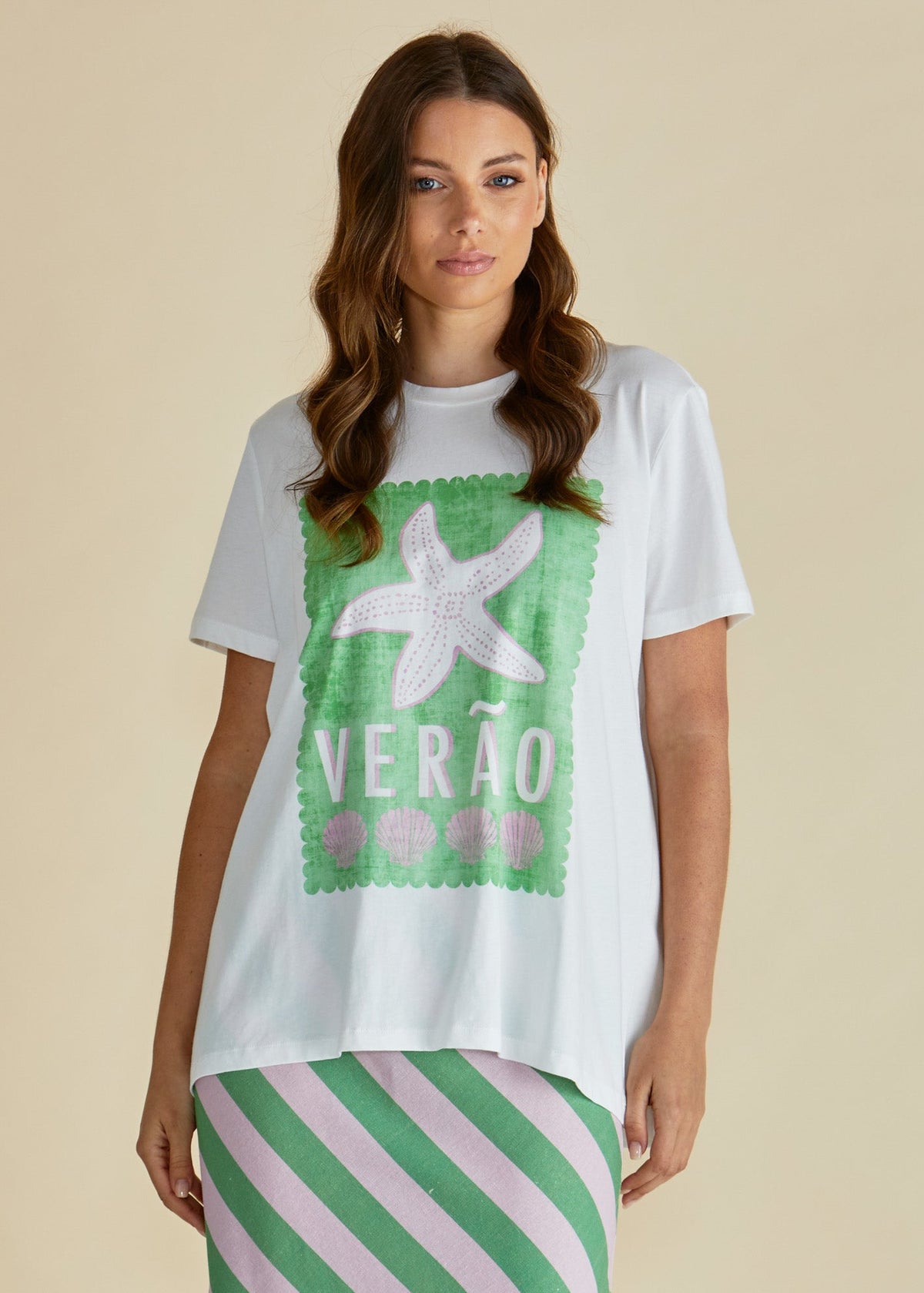 Betty Basics Stockist Loloma Living Verao Tshirt Ellia Crew Tee Tamborine Mountain