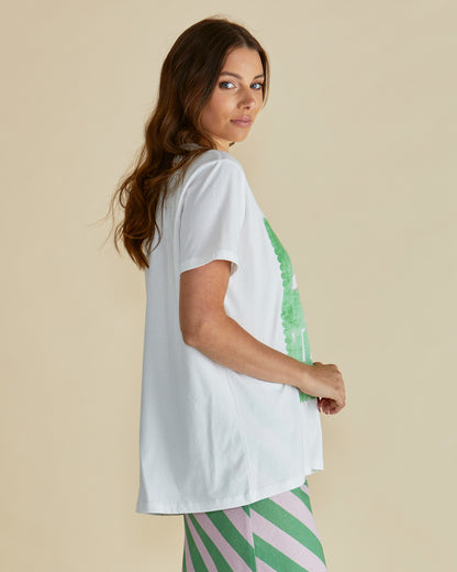 Betty Basics Stockist Loloma Living Verao Tshirt Ellia Crew Tee Tamborine Mountain Clothing store