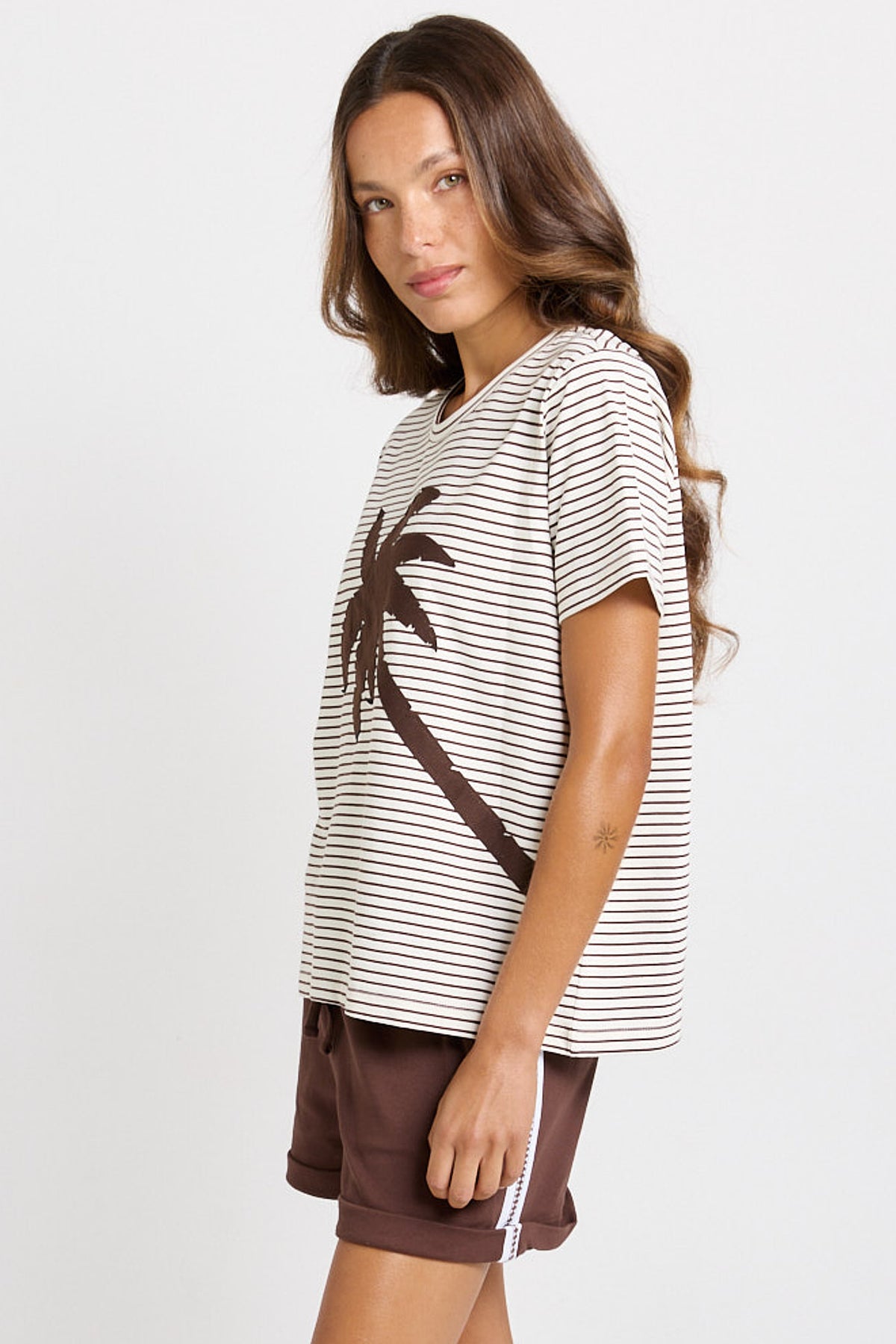 Tibby Palm Tee by Betty Basics