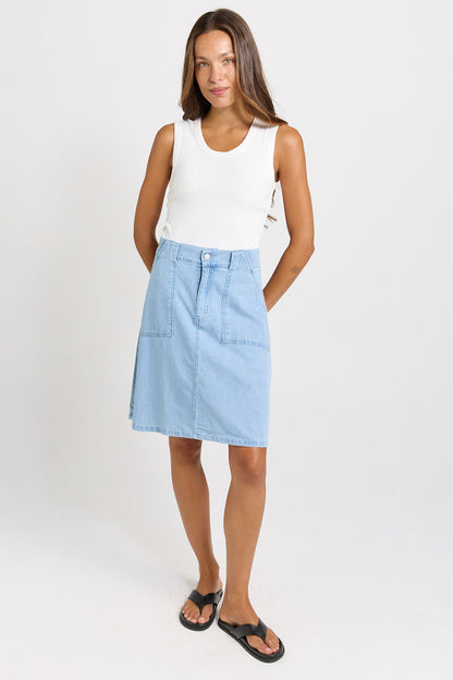 Francis Rib Tank White