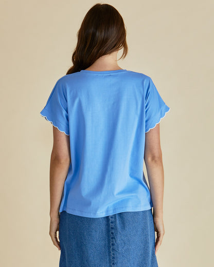 LAST ONE: SIZE 20!  Sloane Scallop Tshirt