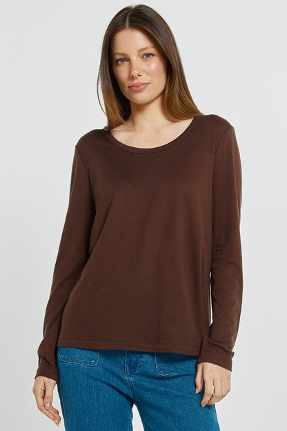 LAST ONE: SIZE 16! Westin Blended Wool Long-Sleeve Tee