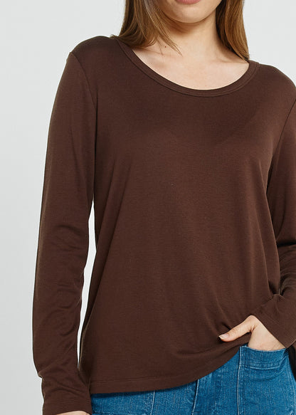 LAST ONE: SIZE 16! Westin Blended Wool Long-Sleeve Tee