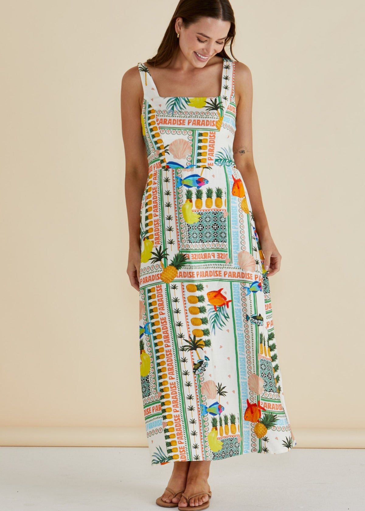 LAST ONE: SIZE 18! Tegan Island Dress by Betty Basics