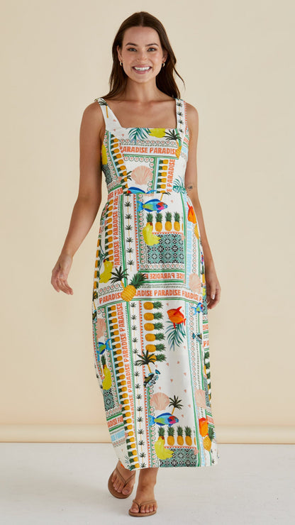 LAST ONE: SIZE 18! Tegan Island Dress by Betty Basics