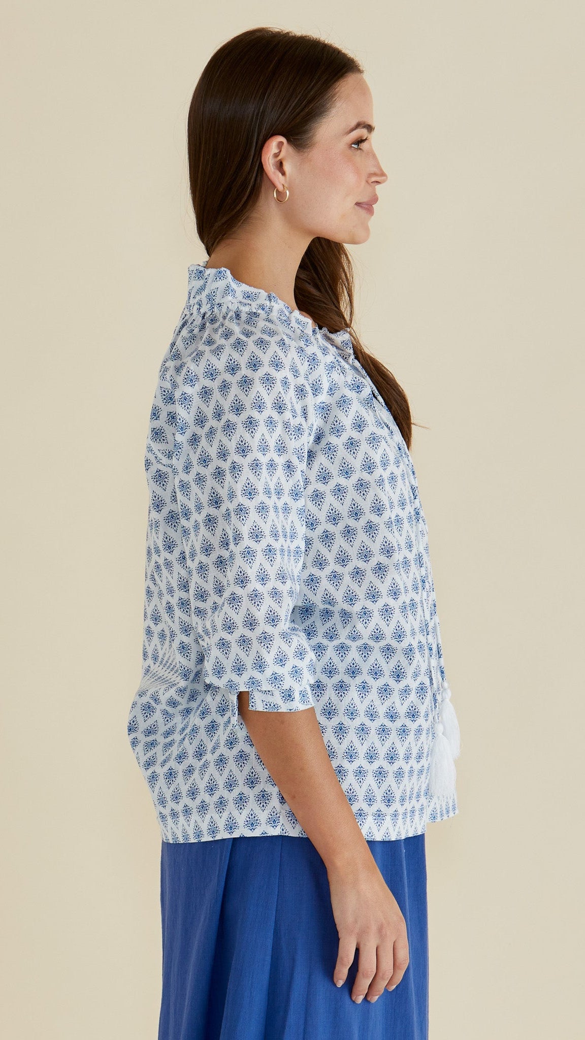 LAST ONE: SIZE 20! Charli Blouse in Blue Lotus