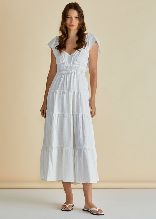 Sadie Dress in White