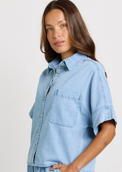 Dawn Denim Shirt by Betty Basics