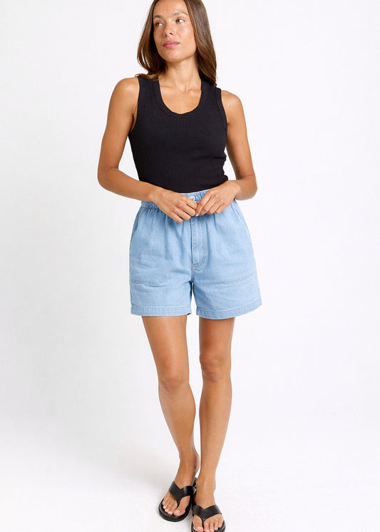 Drew Denim Shorts by Betty Basics