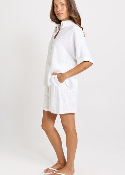 Ophelia Shirt White by Betty Basics