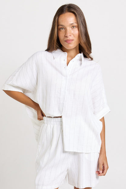 Ophelia Shirt White by Betty Basics