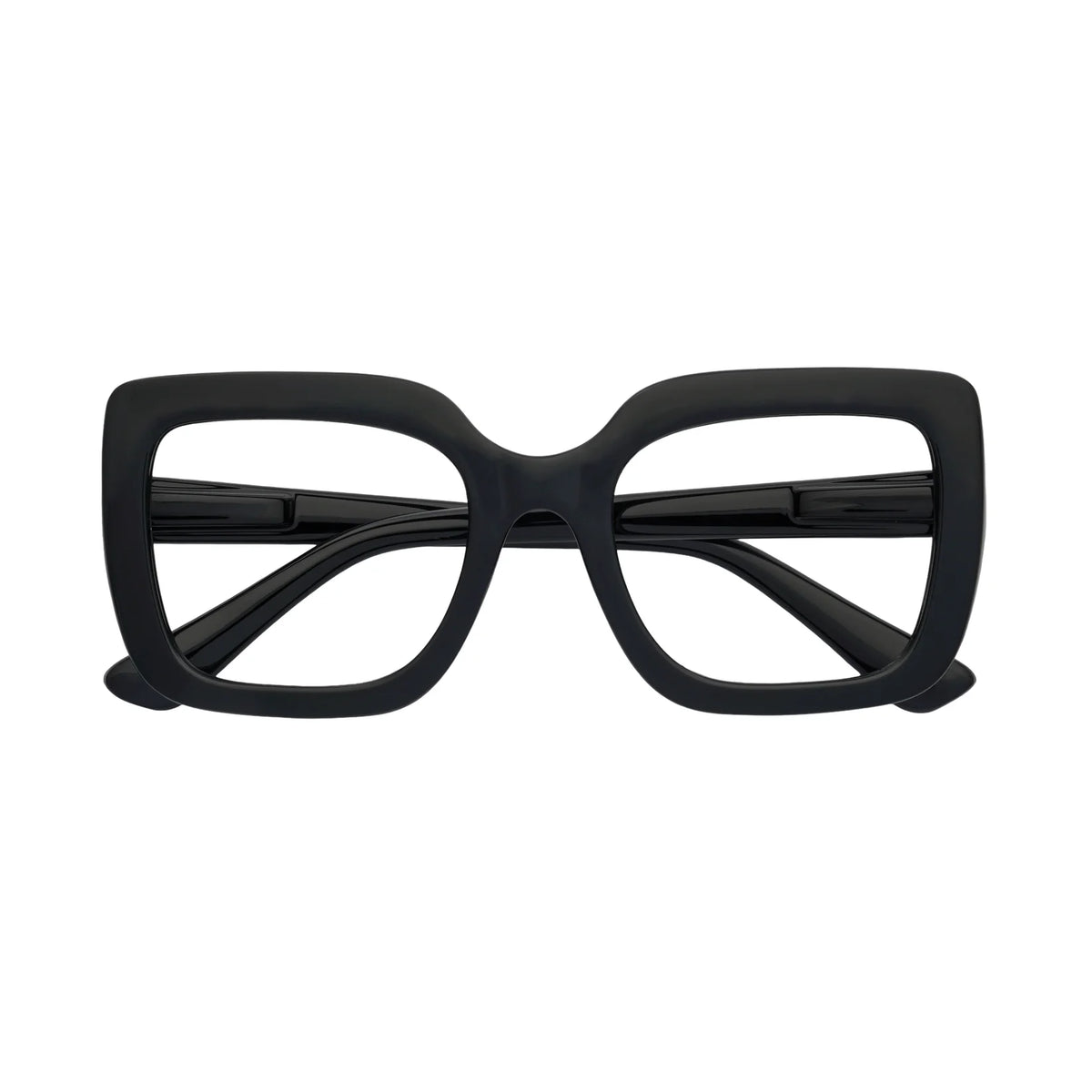 Aria Black Anti Blue Light Reading Glasses by Captivated Eyewear