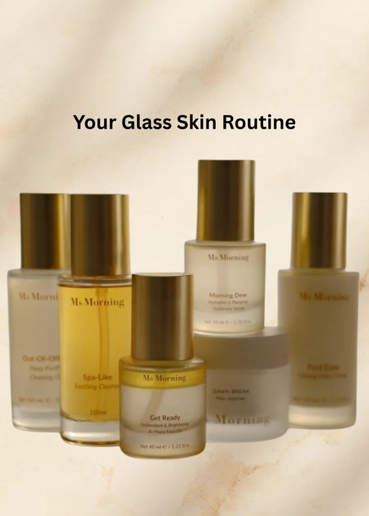 Glass Skin Routine Full Set Ms Morning