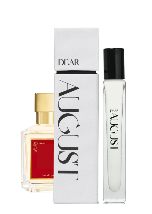 Blush, perfume, perfume oil, roller perfume, roll on perfume, perfume spray, Baccarat Rouge 540 inspired, Baccarat Rouge dupe, woody perfume, sweet perfume, floral perfume, vegan perfume, cruelty free, Australian made, travel perfume, gifts for her
