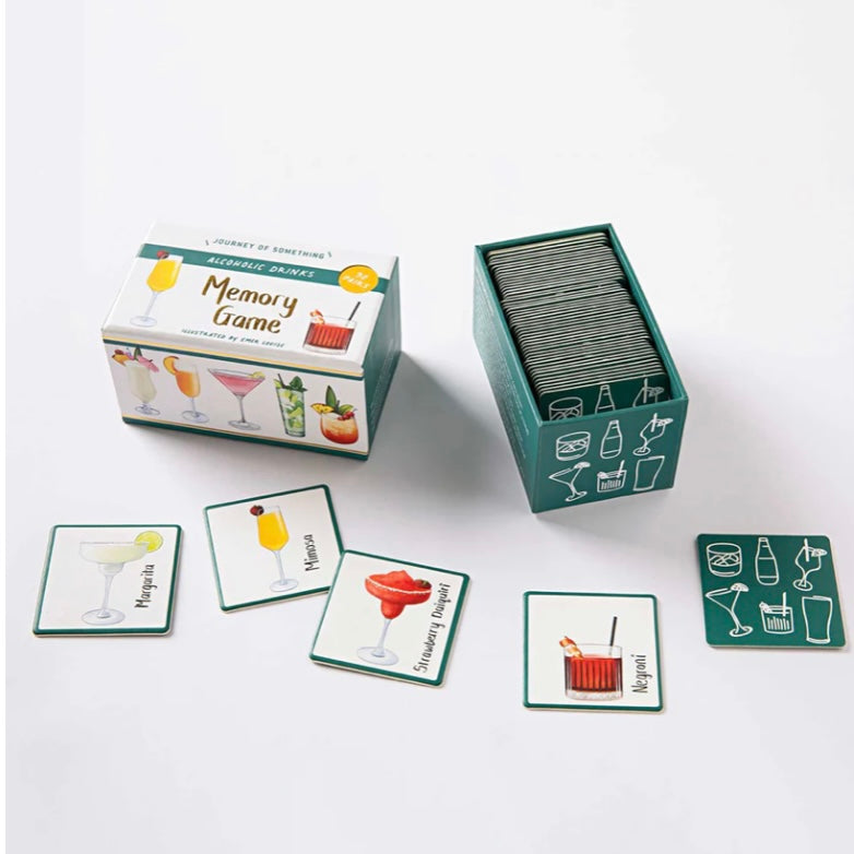 Alcoholic Drinks Memory Card Game
