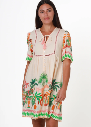 Gemma Tropical Dress by Salty Palm