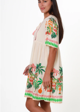 Gemma Tropical Dress by Salty Palm