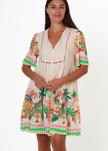 Gemma Tropical Dress by Salty Palm