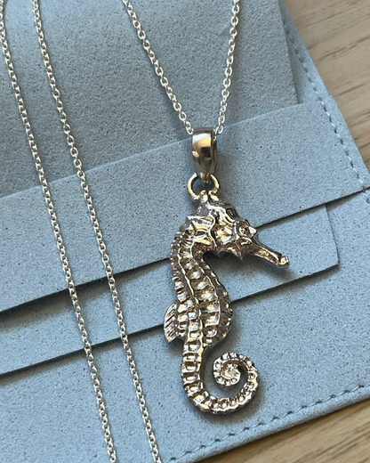 Seahorse Pendant Sterling Silver