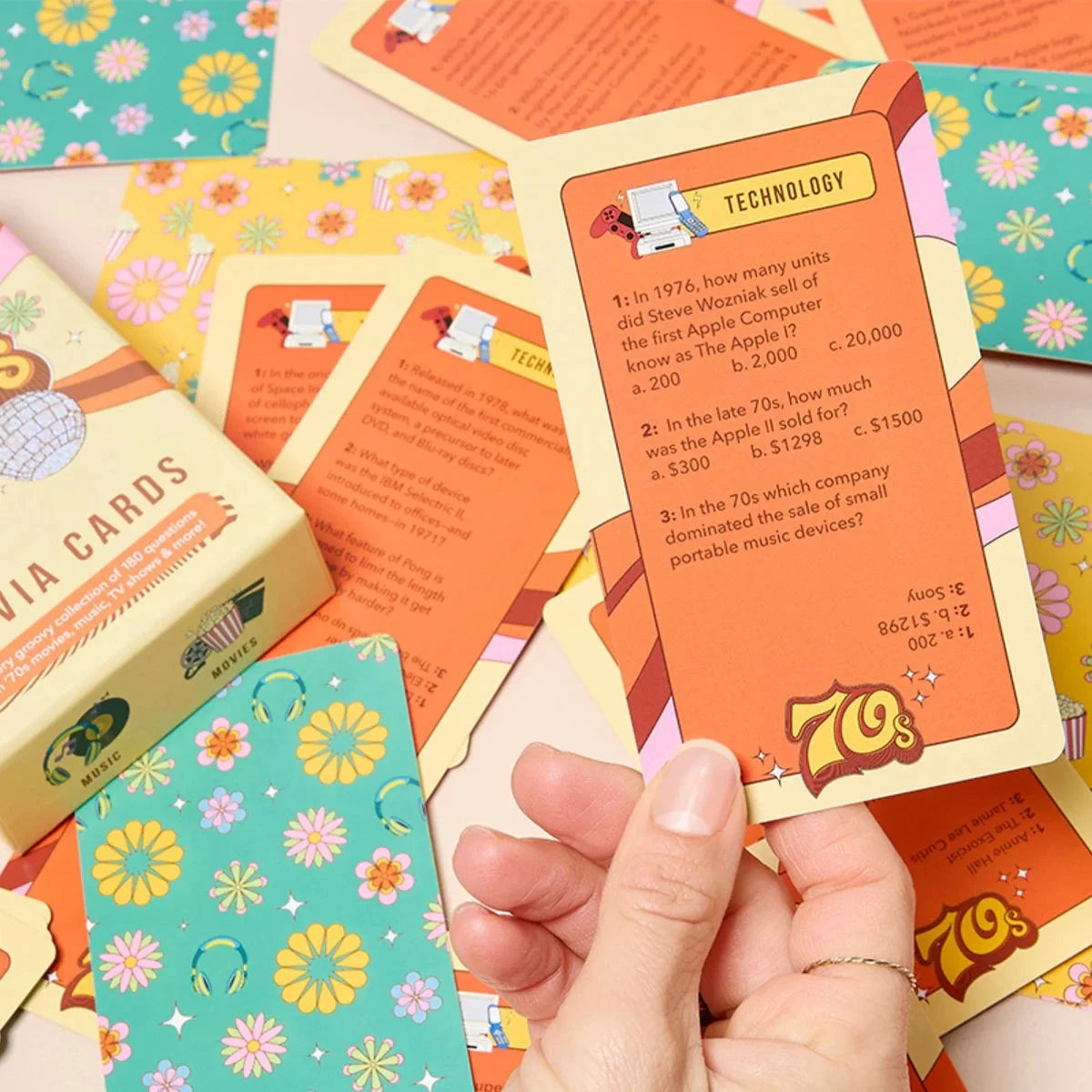 70's Trivia Card Game
