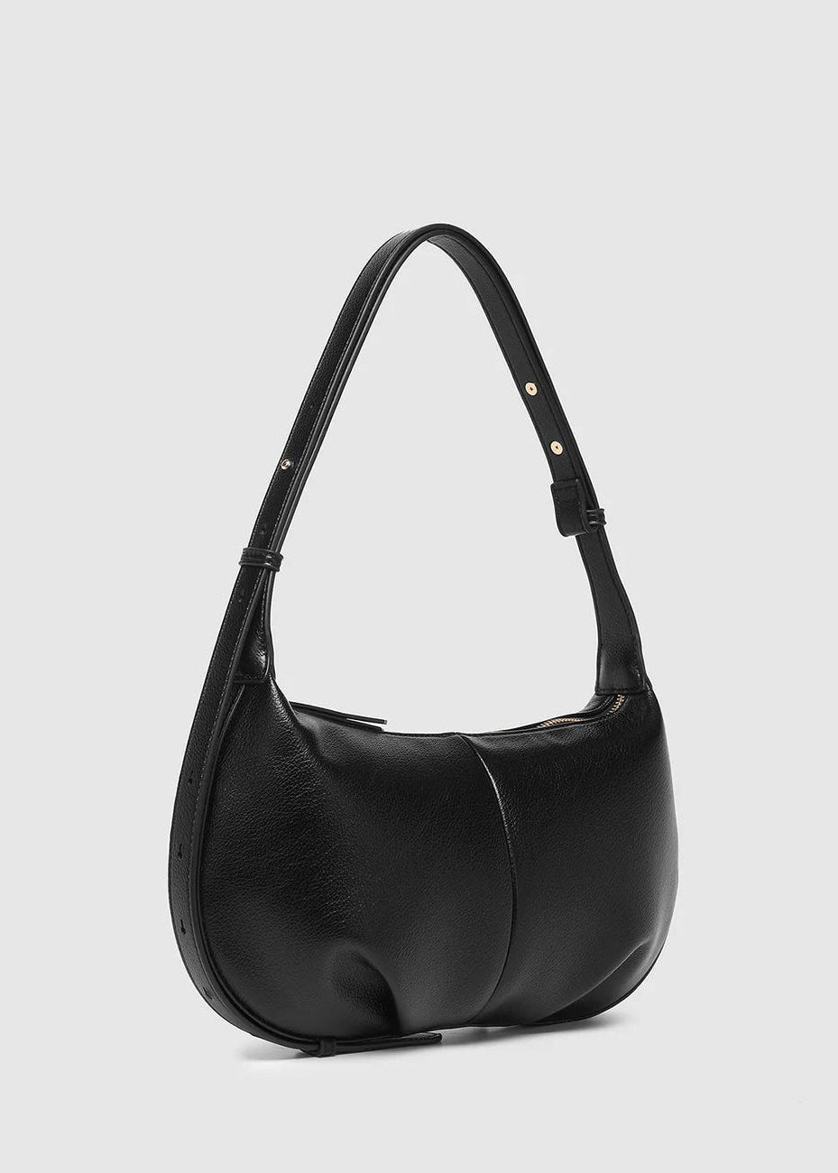 Olivia Shoulder Bag in Black by Louenhide