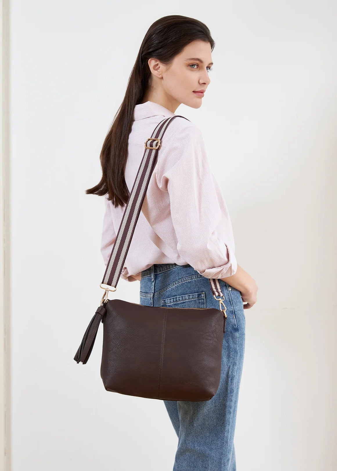 Daisy Crossbody Bag Chocolate