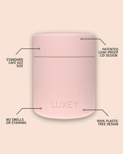 MiniLUX Reusable Glass Coffee Cup in Copper