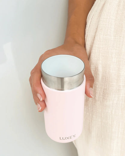 Duo Switch Stainless Steel Iced & Hot Coffee Cup in Pomegranate 340ml