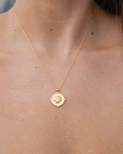 Isola Sun Necklace 18k Gold