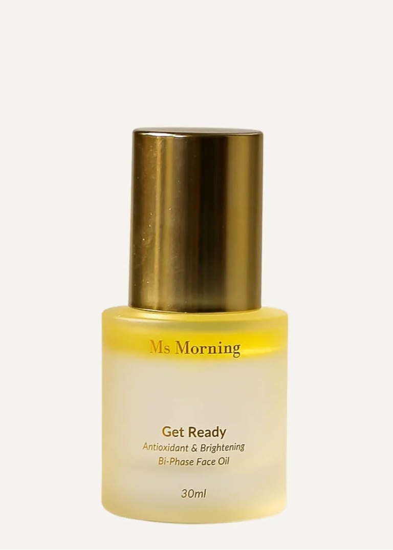 Ms Morning Get Ready antioxidant brightening bi-phase face oil ingredients