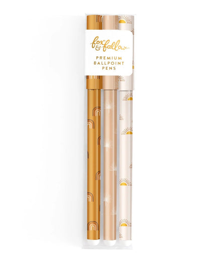 Pen Set Suns & Rainbows - Set 3
